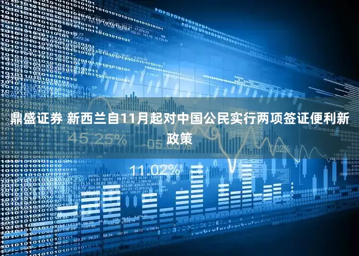 鼎盛证券 新西兰自11月起对中国公民实行两项签证便利新政策